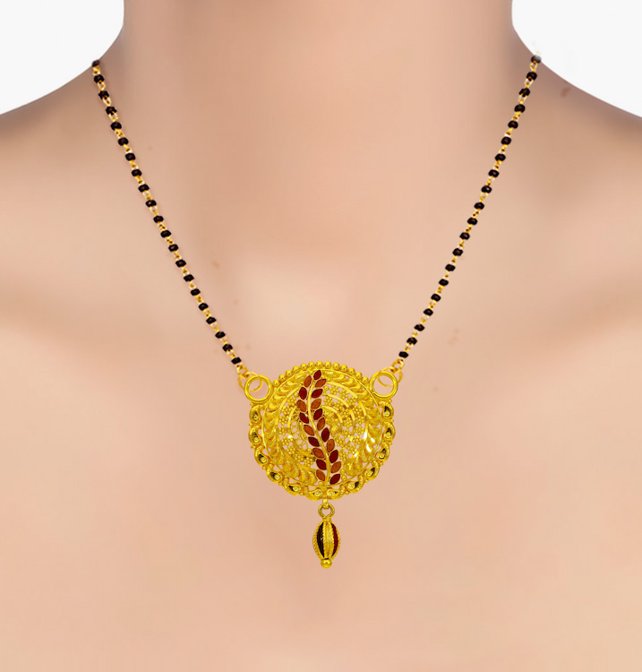 The Leafy Orb Mangalsutra
